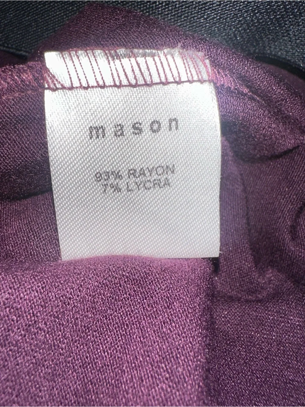 Michelle Mason Asymmetric Wrap Skirt Wine Plum Size P (XS) New With Tags!